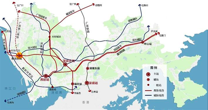 定了深圳机场将引入深茂铁路建设空铁联运枢纽