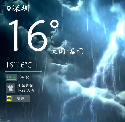 暴雨倾盆！深圳宝安龙华光明坪山要防地质灾害