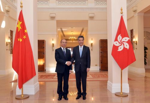 香港行政长官与深圳市市长会面