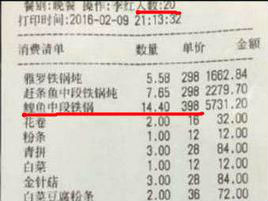 哈尔滨“天价鱼”事件10人被问责 1名局长记大过