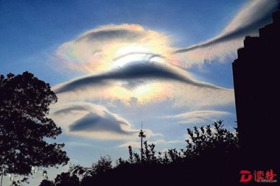 奇观！香港男子拍摄罕见“UFO云” ，获美太空总署网站选用