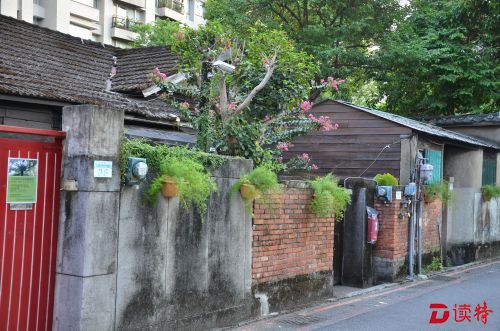 台北的老街区。市民自发保护老街区的意识很强。