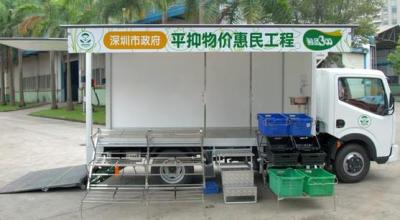 深圳街头平价蔬菜车将变身网上商城“自提点”
