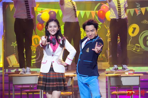 谢娜祖蓝表演