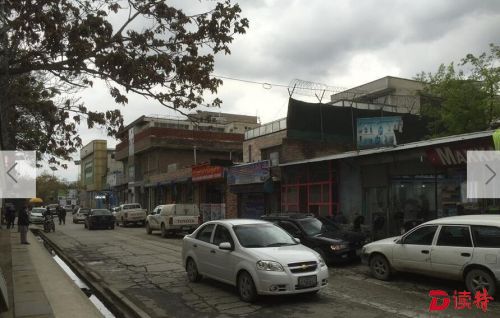 在阿富汗首都喀布尔拍摄的震后街头景象。