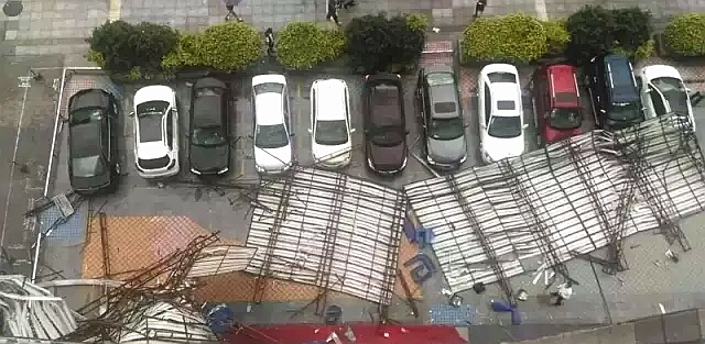 一夜狂风暴雨袭击，东莞众多车主遭了殃
