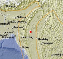 缅甸印度边境发生7.2级地震 中国拉萨震感强烈