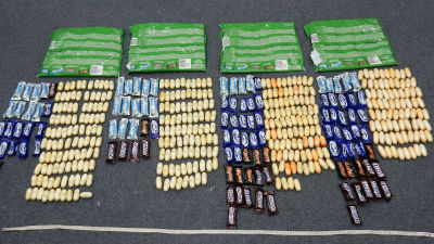 6.3公斤毒品藏在糖果中，3男子香港机场被拘