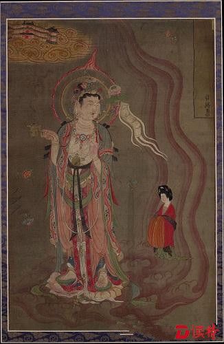 引路菩萨公元850-900年大英博物馆借展