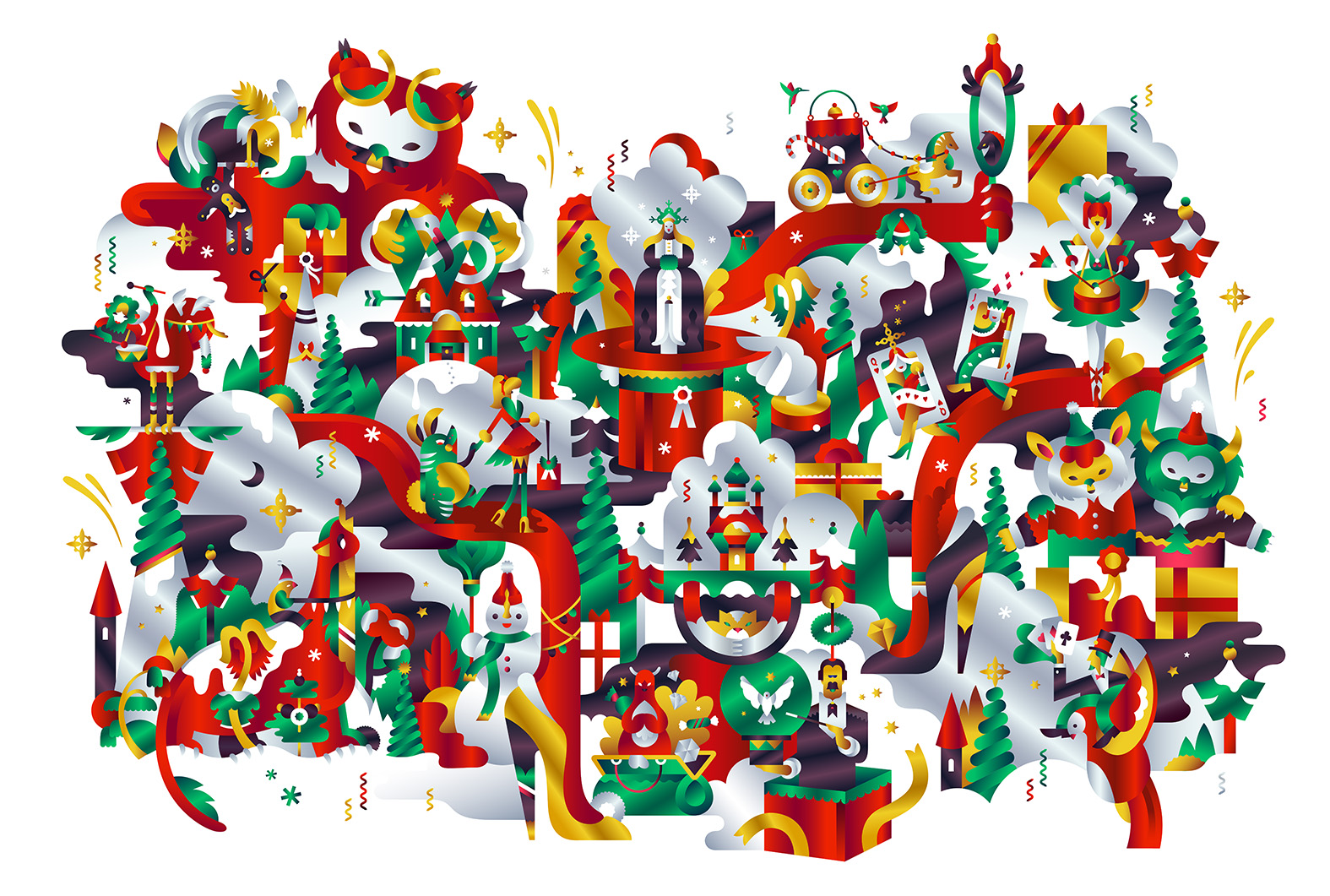 跟着著名插画师珍妮娜·罗薇去奇幻世界遨游