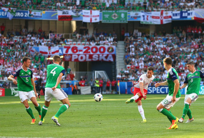 波兰1：0小胜北爱尔兰 获欧洲杯历史首胜