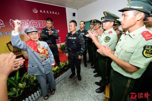老兵讲战争故事！鲜活的党课淬炼党性