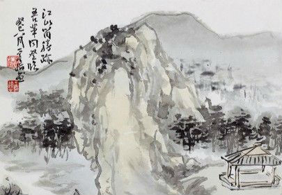 杨一墨指画无笔墨痕作品澳门展出 