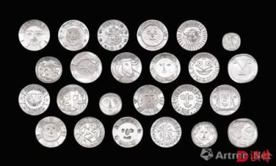 毕加索24件银盘首次整套现身 估价最高1800万港元