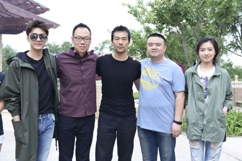 电影《心理罪》导演谢东燊、原著作者雷米、主演李易峰、廖凡、万茜