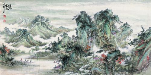 2013年皖南风貌（138×69cm)[1]