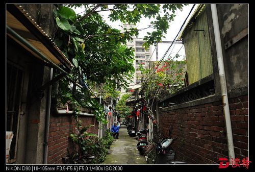 安静的新竹锦华里空军眷村。