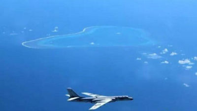 中国空军赴南海战巡 所有主力机种亮相