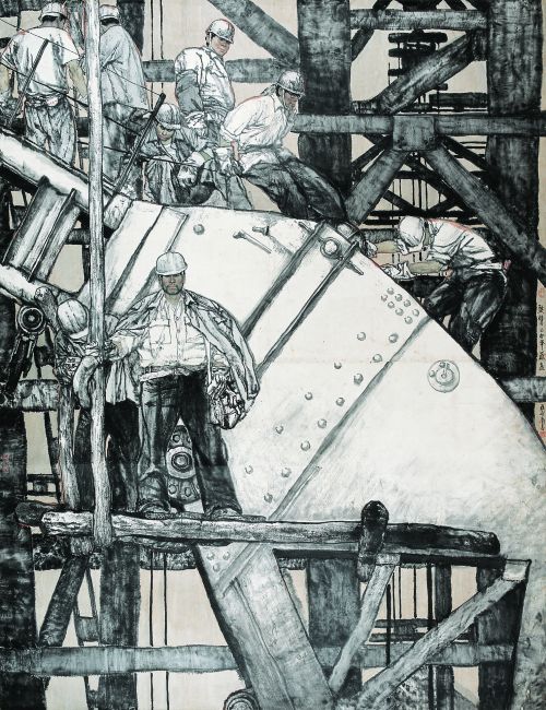 铁臂 186cm ×242cm 1999年 - 复件