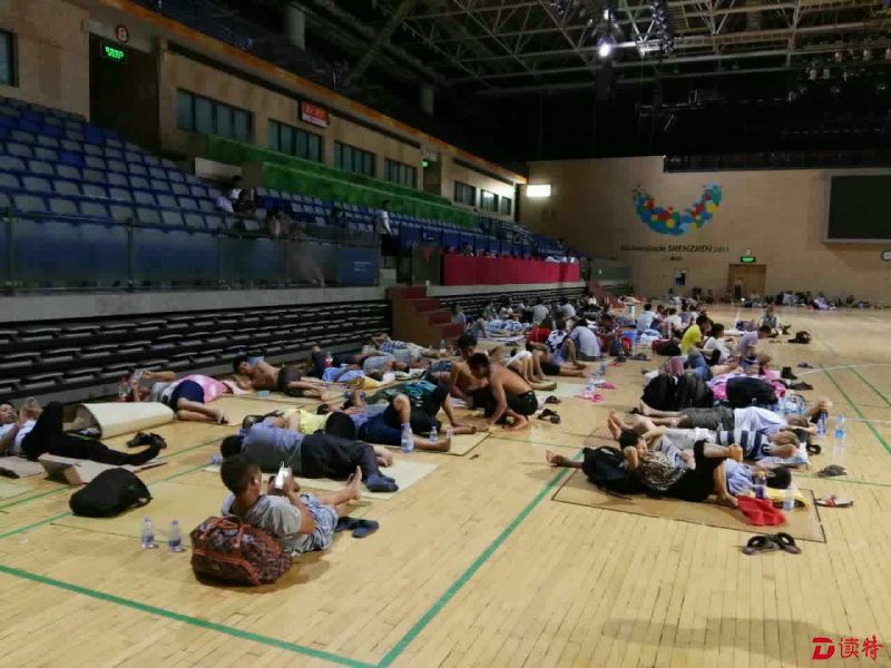 罗湖区应急避难场所为市民遮风挡雨
