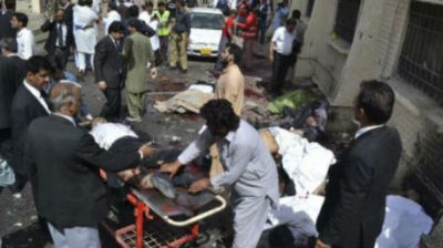 巴基斯坦医院炸弹袭击致42人死亡
