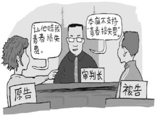 你的青春你作主 四川法院对“青春损失费”说不