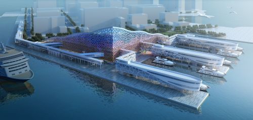 鸟瞰图（立面）