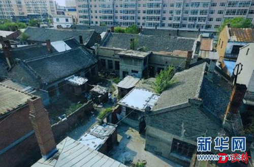 被损毁前的刘亚楼旧居