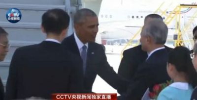 奥巴马抵达杭州 G20峰会习奥将再度会晤