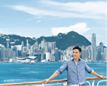 WULI彦祖男神搭邮轮拍香港观光宣传片啦