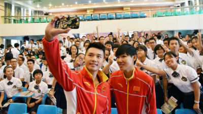  “圈粉”！奥运健儿为广东青年志愿者代言