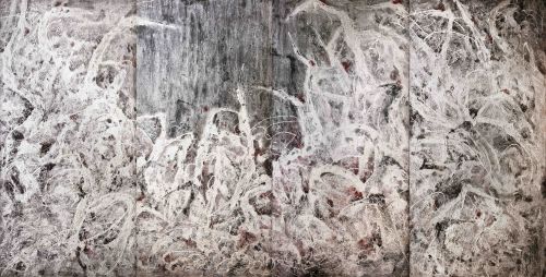 2冯放  《涌-01 Surge-01》  布面油彩 180×360cm 2014