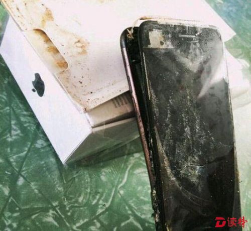 国内有网友@shawnChrist在贴吧爆料，他在国外论坛发现了用户反映iPhone 7也爆照了，并带来了相关的图片。从图中可以看到，这款黑色的iPhone 7已经破损的很严重了，屏幕开裂并跟边框已经分离，而且边框有明显的烧焦了的痕迹。
