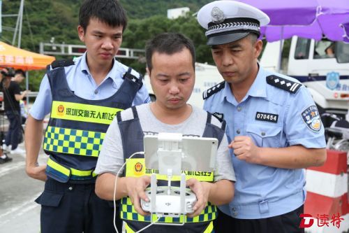 无人机高速路上执勤  1小时抓拍20多宗违法 