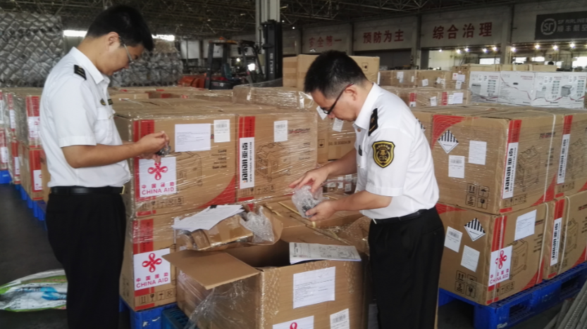 深圳机场全力保障 援外物资顺利通关