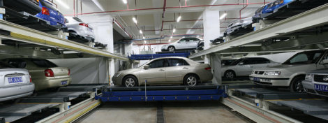 深圳造最牛停车机器人 2分钟内帮忙停好车