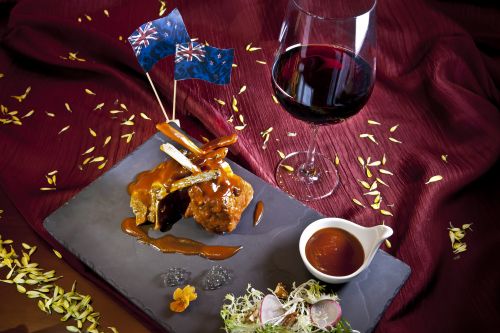 红酒慢炖新西兰羊排Simmered lamb chops with red wine