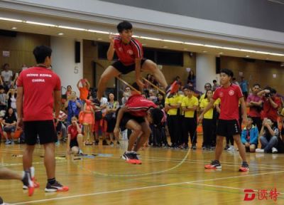 香港举行十八区青少年跳绳大赛