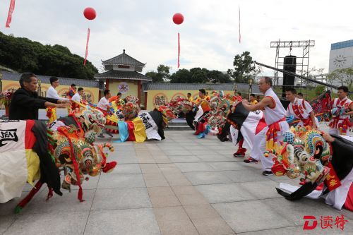 大浪本土麒麟舞表演