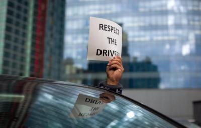 美国Uber司机全国抗议 要求提高最低工资