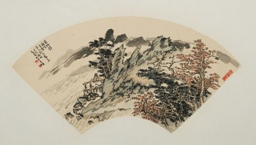 张青渠《万物静观皆自得》33X66cm 2012