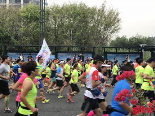 2016年深圳市宝安国际马拉松赛开跑