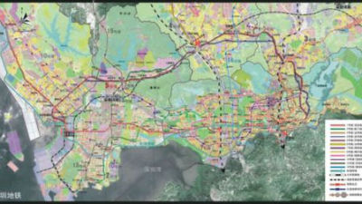 31条地铁 1200公里 深圳将建“轨道上的地市”