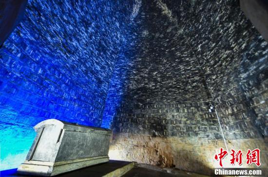 北魏宣武帝“景陵”墓室地宫开放 内景曝光