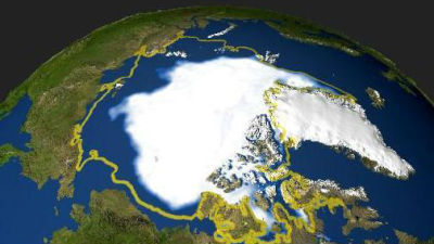 南北极11月海冰面积急缩 北极少了一个丹麦 