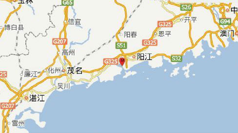 广东阳江市江城区发生3.0级地震