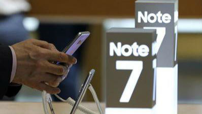 三星将发程序 强迫未召回Note7手机停用