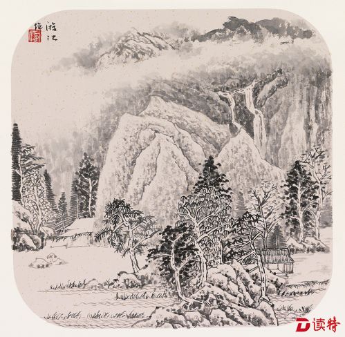 游江（中国）《山水》42x42 1