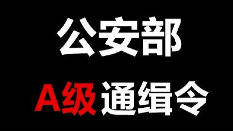 A级通缉令:公安部通缉10名重大犯罪在逃人员