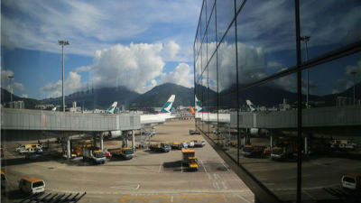 香港机场上月客运量跌3.5%